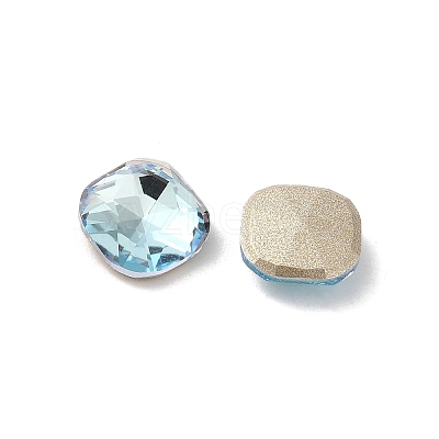 Glass Rhinestone Cabochons RGLA-P037-07B-D202-1