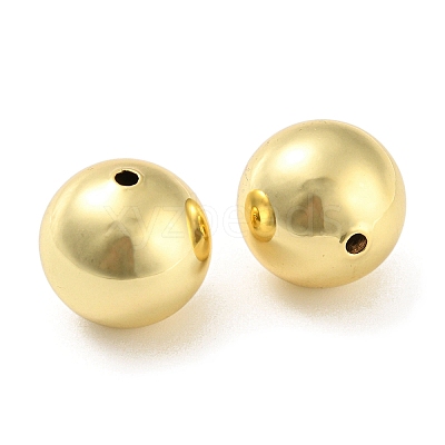 Rack Plating Eco-Friendly Brass Beads KK-M255-07B-G-1