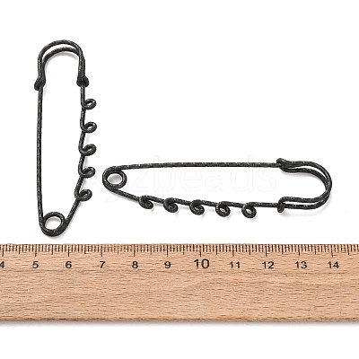 304 Stainless Steel Safety Pins Brooch Findings STAS-C181-01D-B-1