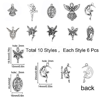 Tibetan Style Alloy Pendants TIBEP-SC0001-61-1