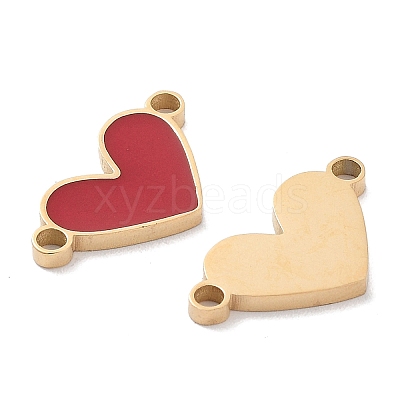 Ion Plating(IP) 304 Stainless Steel Enamel Connector Charms STAS-P339-10G-01-1