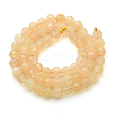 Natural Quartz Beads Strands G-N355-6mm-06-1