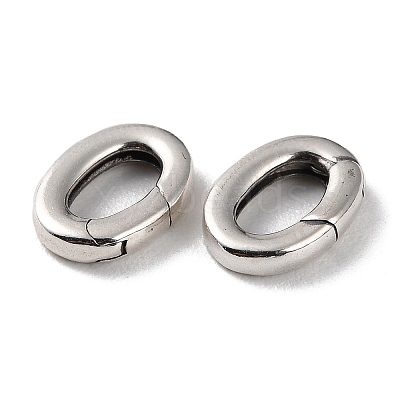 925 Thailand Sterling Silver Spring Gate Rings STER-D003-41P-1