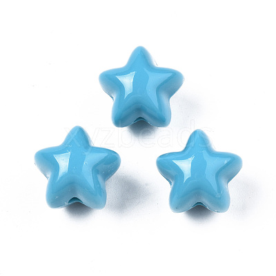 Opaque Acrylic Beads MACR-N009-009-1