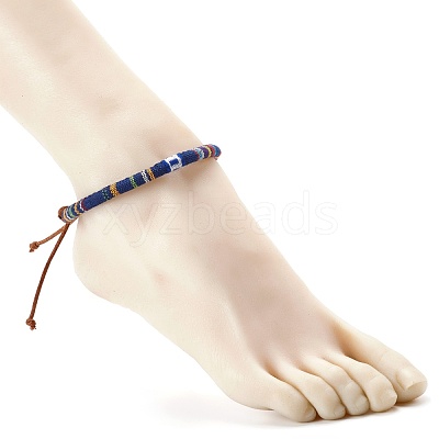 Ethnic Cord Anklet for Girl Women AJEW-AN00449-1