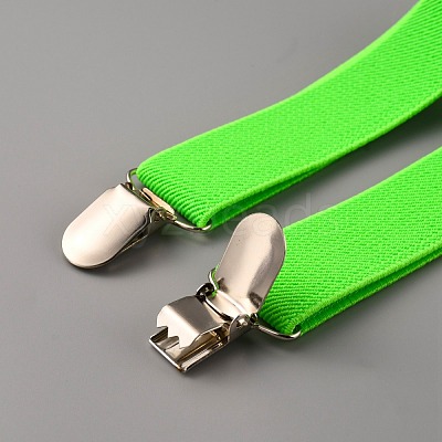 Adjustable Polyester Y-Shaped Heavy Duty Suspenders AJEW-WH0307-23L-1