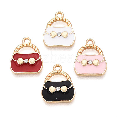 Alloy Enamel Pendants ENAM-N064-11KCG-1