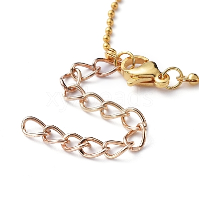 Brass Ball Chains Necklace Making NJEW-JN02838-01-1