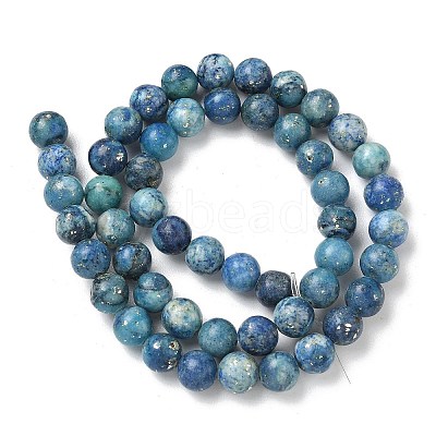 Dyed Natural Dolomite Beads Strands G-D337-8mm-D06-1