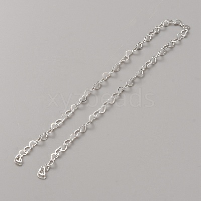 925 Sterling Silver Heart Link Chain STER-TAC0003-02S-01-1