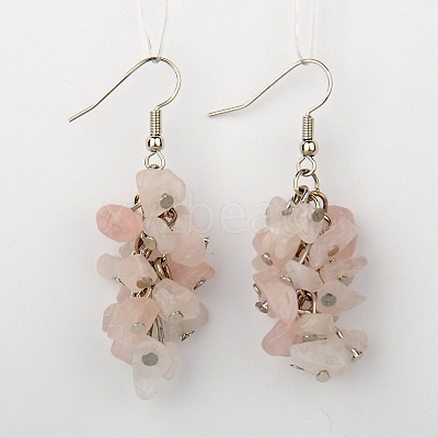 Gemstone Jewelry Sets: Earrings & Bracelets SJEW-JS00707-1