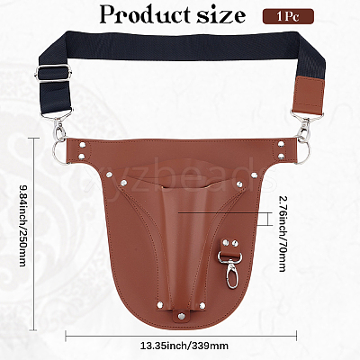 Imitation Leather Outdoor Garden Tool Storage Bag AJEW-WH20020-296A-1