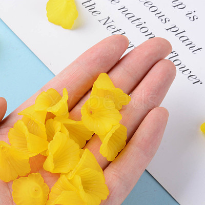 Transparent Acrylic Bead Caps X-PL551-C09-1