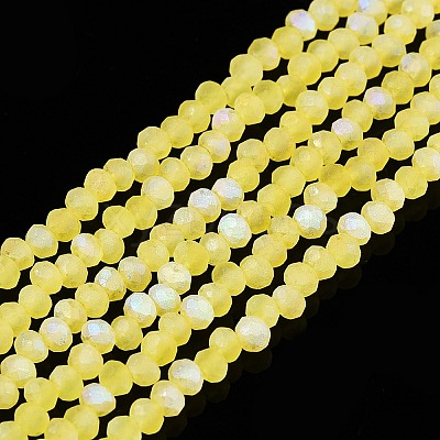 Transparent Glass Beads Strands EGLA-A044-T1mm-MB29-1