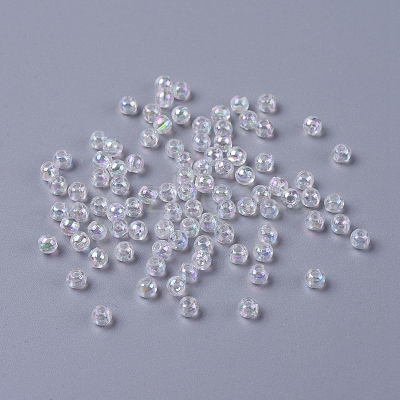 Eco-Friendly Transparent Acrylic Beads X-PL730-2-1