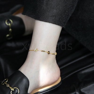 316L Surgical Stainless Steel Charm Anklets for Women FS-WG47470-03-1