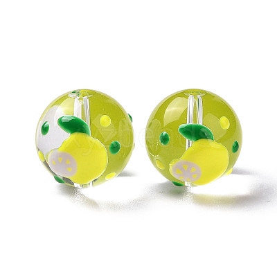 Transparent Glass Beads LAMP-B021-03B-16-1