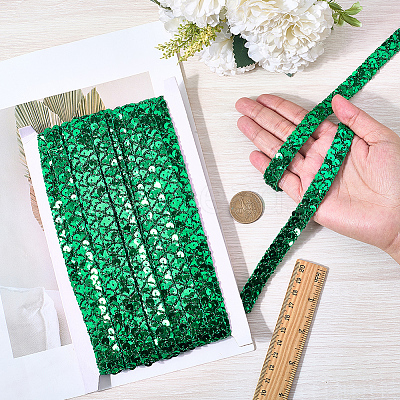 Plastic & Polyester Paillette Beads OCOR-WH20016-04F-1