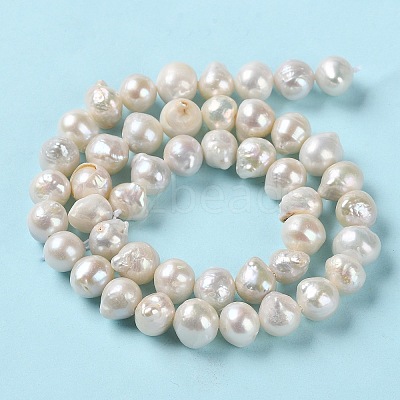 Natural Keshi Pearl Beads Strands PEAR-E018-17-1