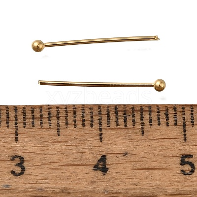 Brass Ball Head Pins KK-H502-03B-G-1