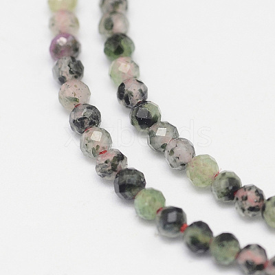Natural Ruby in Zoisite Bead Strands G-G936-2mm-24-1
