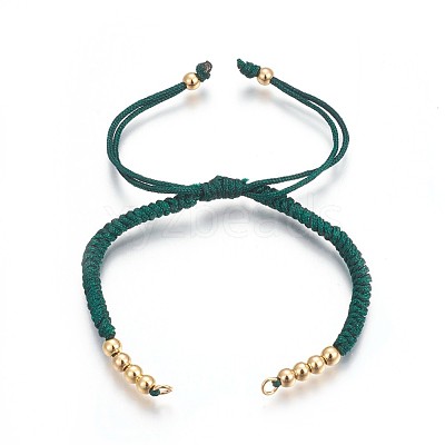 Nylon Cord Braided Bead Bracelets Making BJEW-F360-F02-1