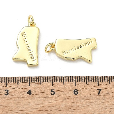 Brass Pendants KK-D229-22U-G-1