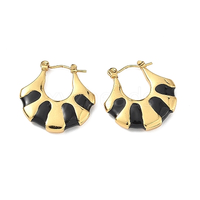304 Stainless Steel Hoop Earrings EJEW-S267-02G-A-1