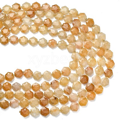 Natural Yellow Aventurine Beads Strands G-L660-A03-01-1