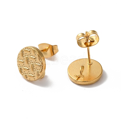 304 Stainless Stud Earring Findings STAS-M314-01D-G-1