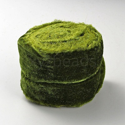 5 Yards Polyester Frayed Ribbon OCOR-WH0082-226B-06-1