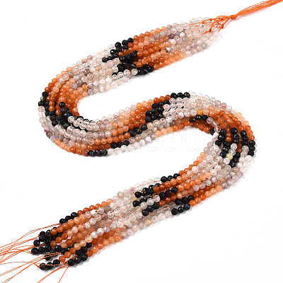 Natural & Synthetic Mixed Gemstone Beads Strands G-D080-A01-01-19-1