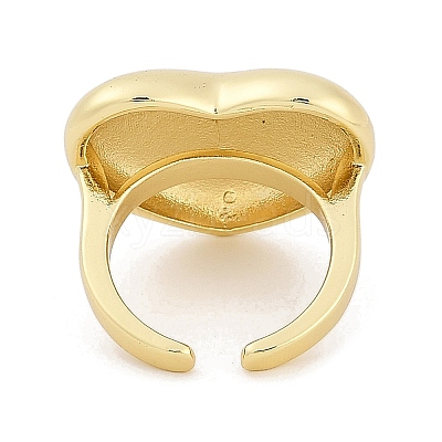 Brass Cuff Rings RJEW-U030-02G-03-1