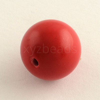 Round Cinnabar Beads X-CARL-Q002-8mm-1