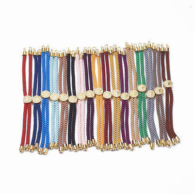 Nylon Twisted Cord Bracelet Making MAK-T003-G-1