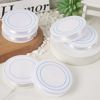 6 Rolls 6 Styles Elastic Crystal Thread EW-TA0001-03-1