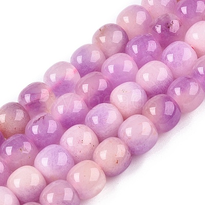 Dyed Natural White Jade Beads Strands G-T138-D04-1
