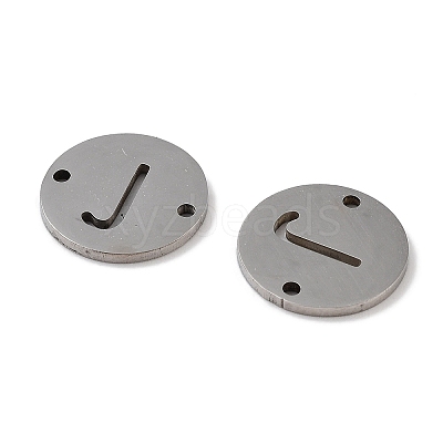 Non-Tarnish 201 Stainless Steel Hollow Flat Round Links FIND-R149-03J-P-1