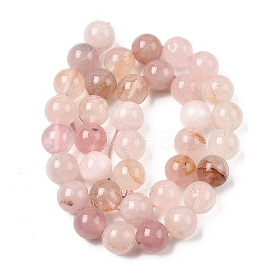 Natural Madagascar Rose Quartz Beads Strands G-B167-A08-10mm-1
