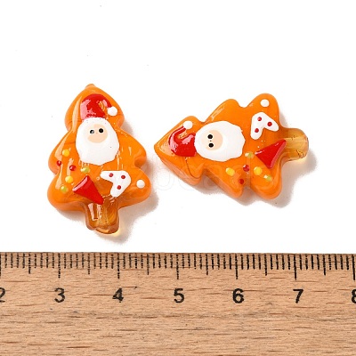 Christmas Theme Handmade Lampwork Beads LAMP-G162-06A-1