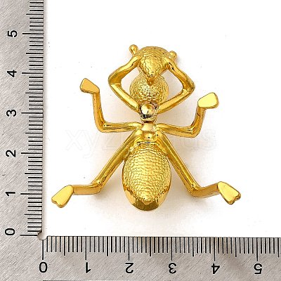 Alloy Ant Sculpture Display Decorations DJEW-XCP0001-18-1