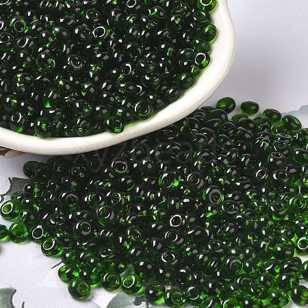 Transparent Colours Glass Seed Beads SEED-P006-02A-01-1