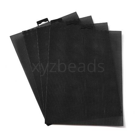 Plastic Cross Stitch Fabric Sheet DIY-WH0374-04D-1