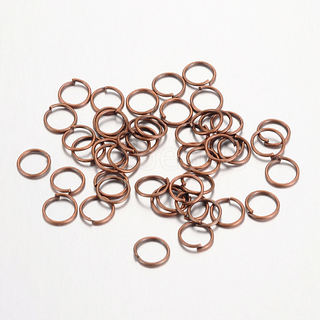 Iron Open Jump Rings IFIN-A018-10mm-R-NF-1