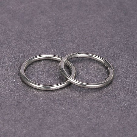 316L Surgical Stainless Steel Hoop Cartilage Earrings WGB51CA-24-1