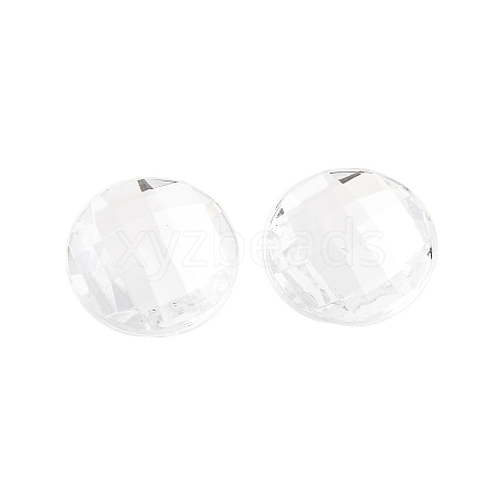 Acrylic Rhinestone Cabochons GACR-R002-12mm-08-1