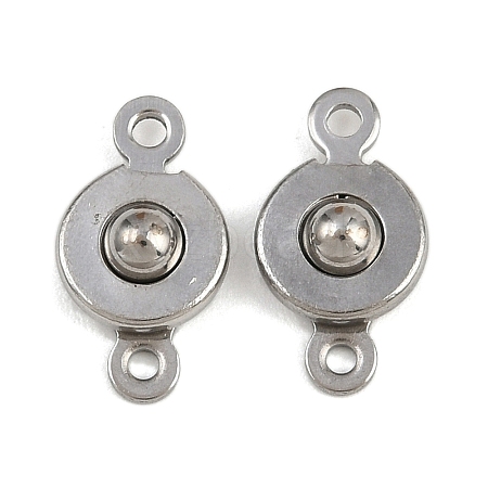 304 Stainless Steel Snap Clasps X-STAS-K311-03P-1