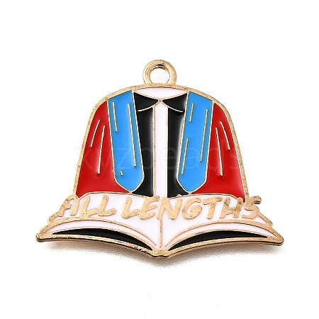 Alloy Enamel Pendants LS-ENAM-D302-02KCG-02B-1