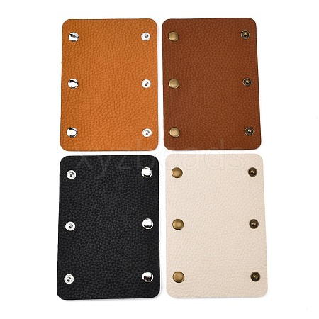   8Pcs 4 Colors PU Leather Handle Protector Strap Covers DIY-PH0006-69-1