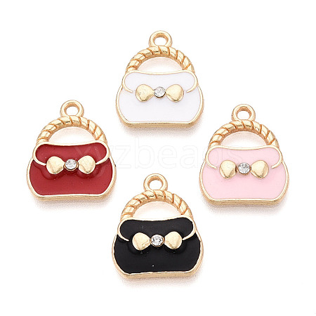 Alloy Enamel Pendants ENAM-N064-11KCG-1